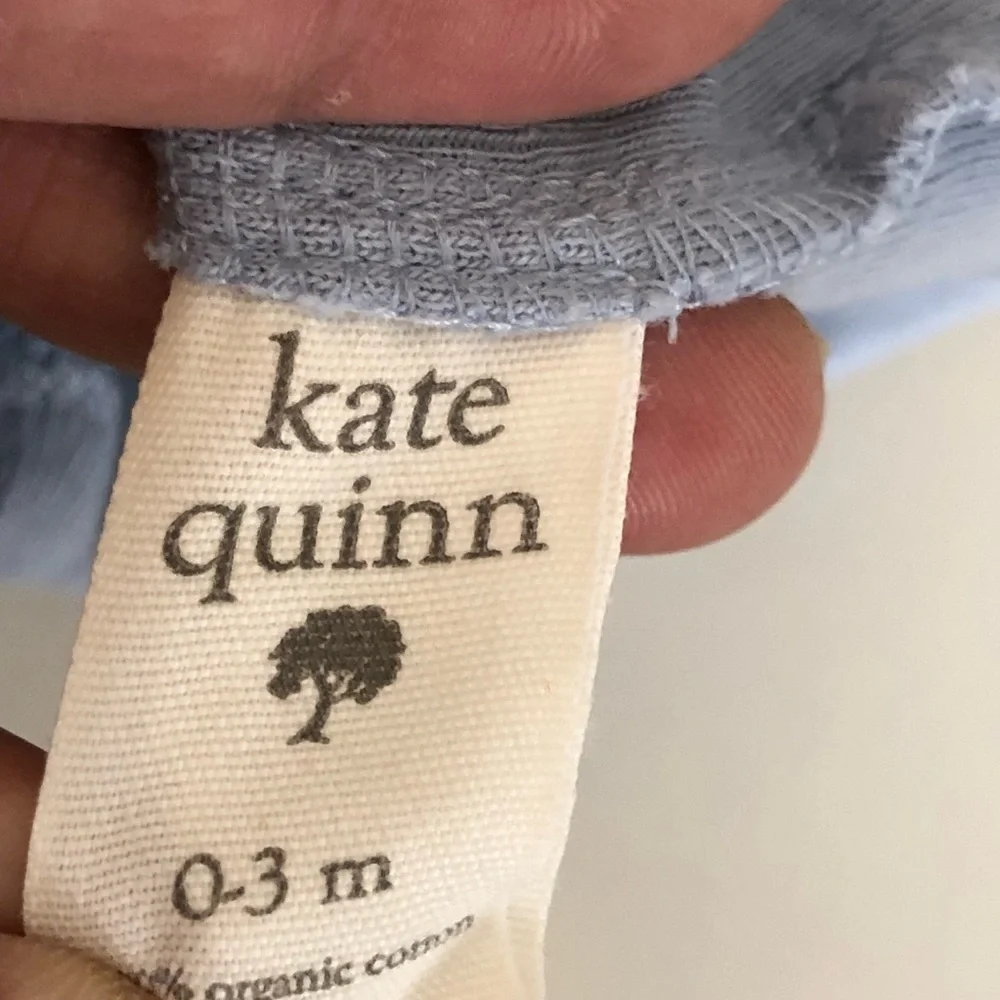 Kate Quinn Light Blue Booties and Hat 0-3 M